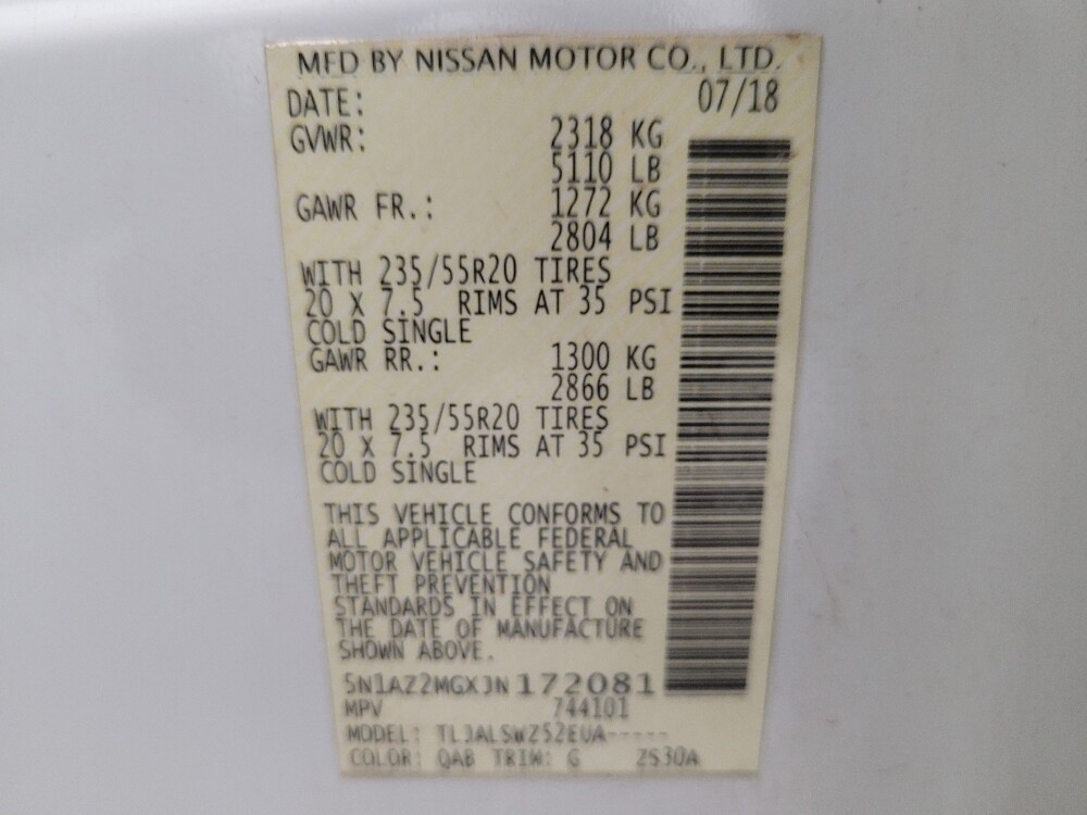 2018 Nissan Murano in Albuquerque, NM 87113 - 18068826 33