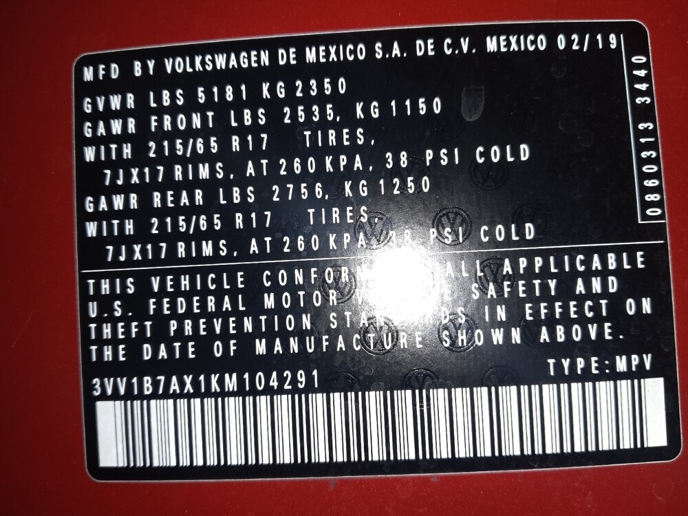 2019 Volkswagen Tiguan in Jacksonville, FL 32225 - 18069006 33