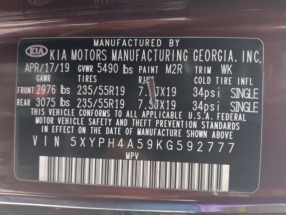 2019 Kia Sorento in Knoxville, TN 37923 - 18069361 33