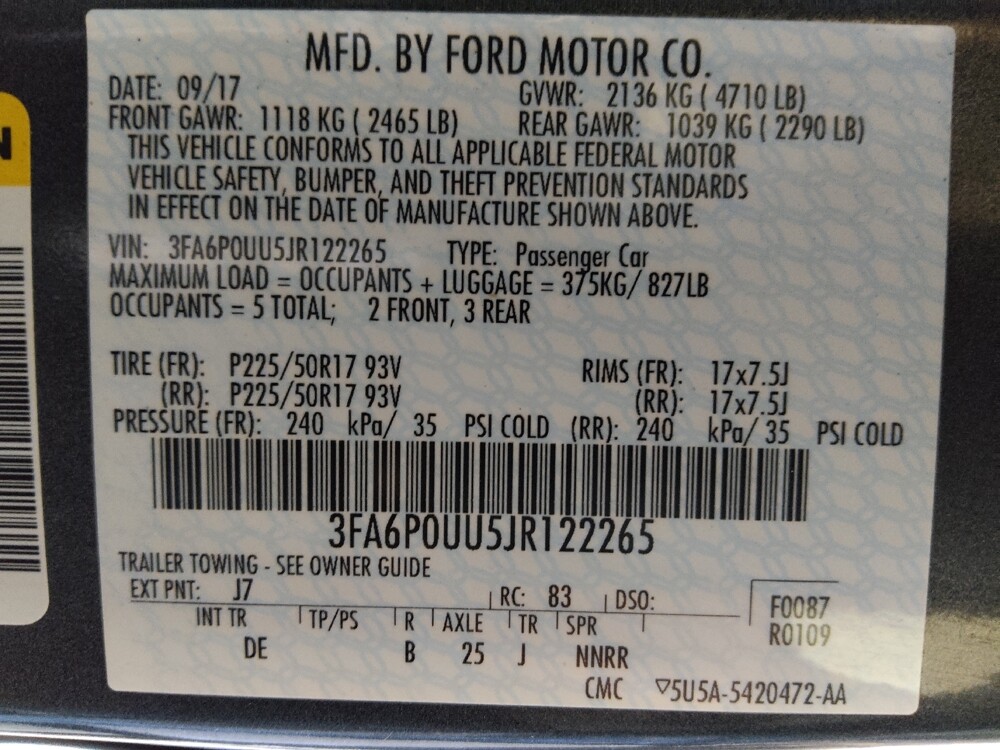2018 Ford Fusion in Marietta, GA 30062 - 18069387 33