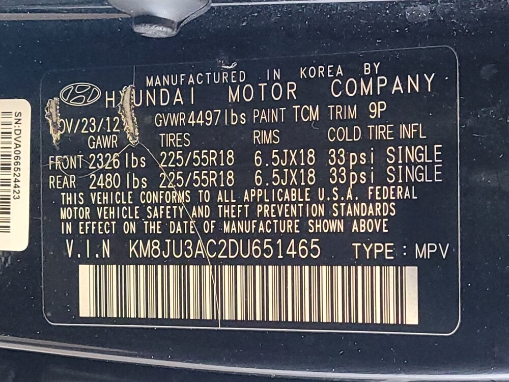 2013 Hyundai Tucson in West Palm Beach, FL 33409 - 18069450 33