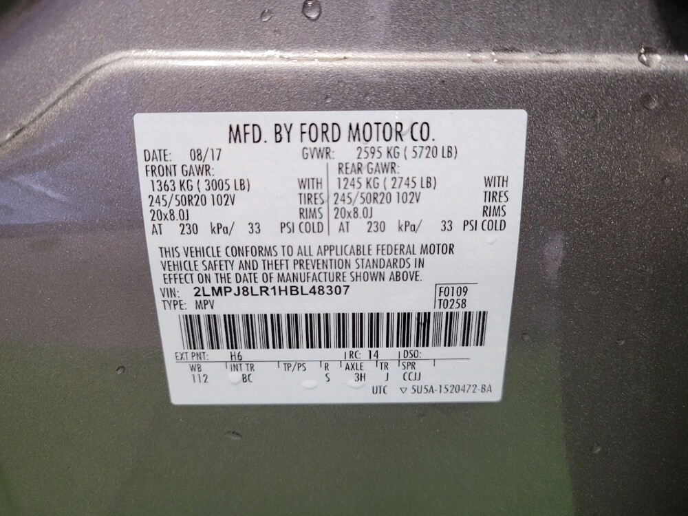 2017 Lincoln MKX in Lexington, KY 40509 - 18069594 33