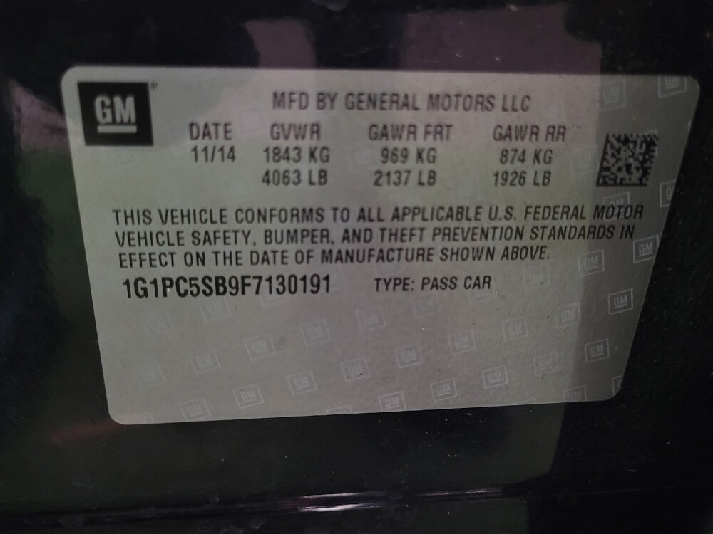 2015 Chevrolet Cruze in Tampa, FL 33612 - 18069629 33