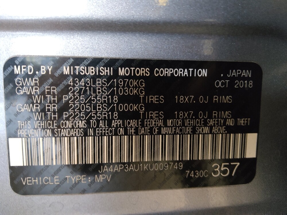 2019 Mitsubishi Outlander Sport in Orlando, FL 32808 - 18069693 33