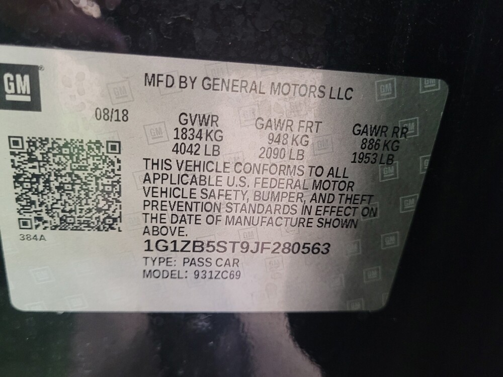 2018 Chevrolet Malibu in Tampa, FL 33612 - 18069697 33