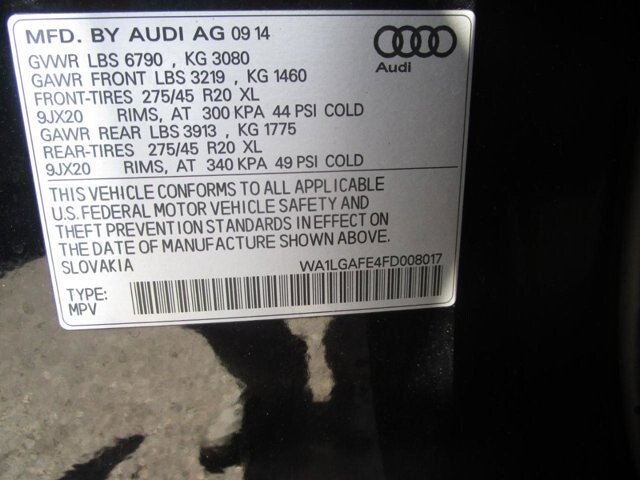 2015 Audi Q7 in Tampa, FL 33604-6914 - 18069968 37