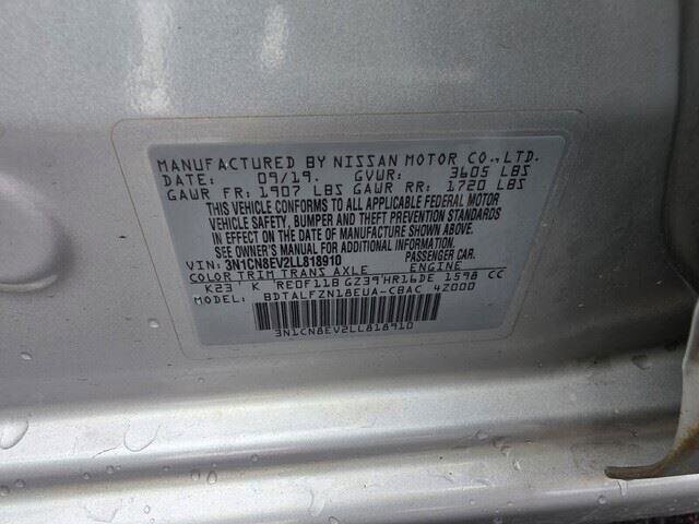 2020 Nissan Versa in Mesa, AZ 85212 - 18070020 63