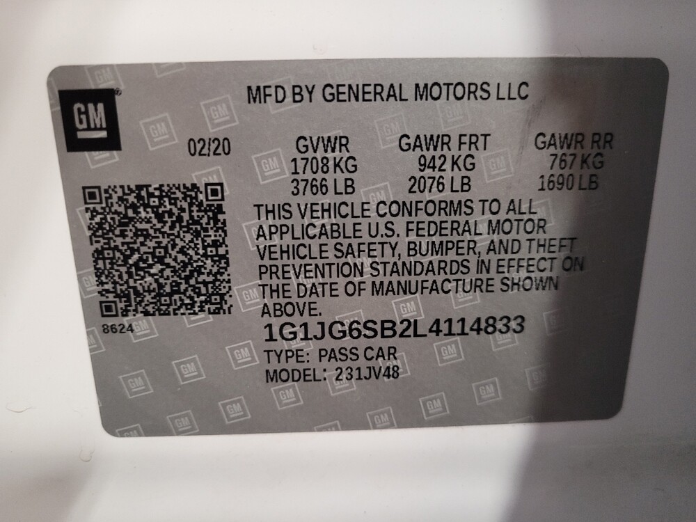 2020 Chevrolet Sonic in Jacksonville, FL 32210 - 18070048 33