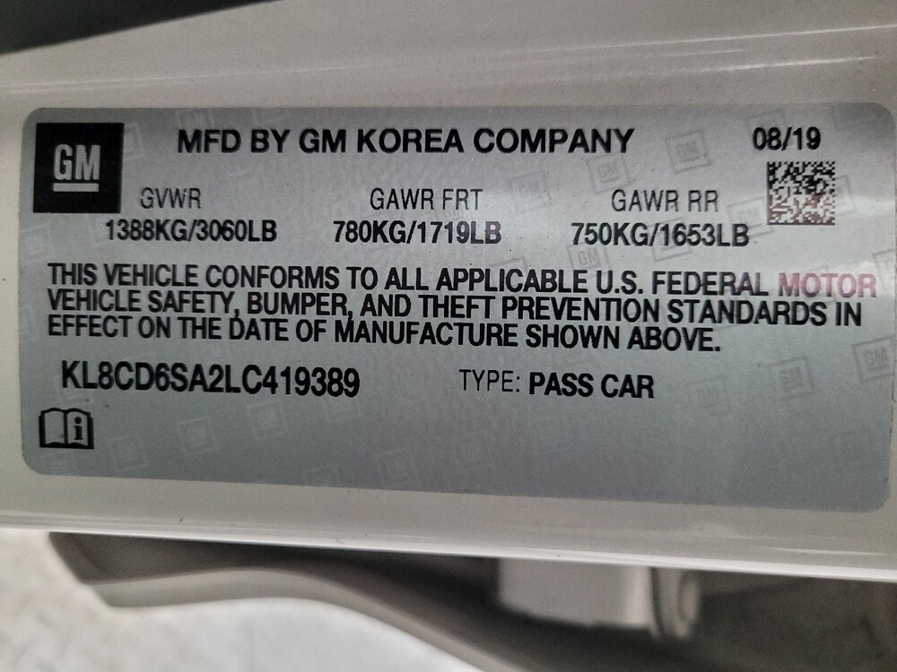 2020 Chevrolet Spark in Chandler, AZ 85225 - 18070178 33