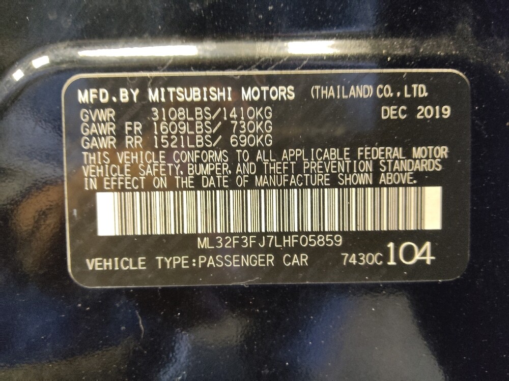 2020 Mitsubishi Mirage G4 in Glendale, AZ 85301 - 18070303 33