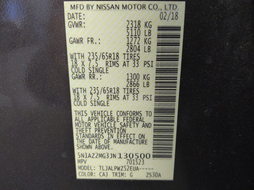 2018 Nissan Murano in Houston, TX 77034 - 18070372 33