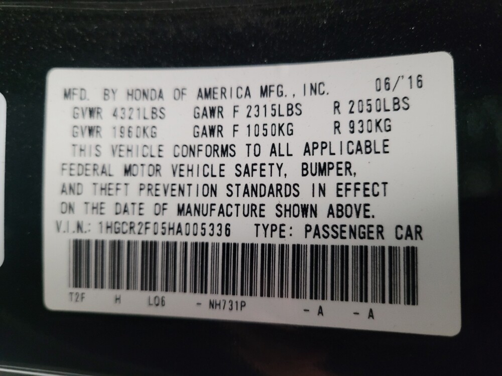 2017 Honda Accord in Torrance, CA 90504 - 18070638 33