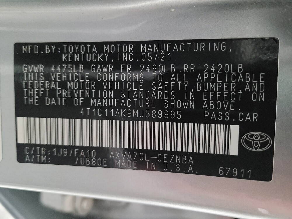 2021 Toyota Camry in El Cajon, CA 92020 - 18070644 33