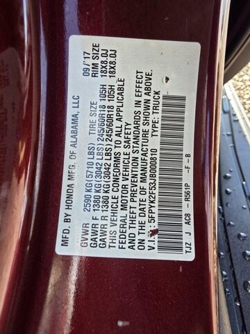 2018 Honda Ridgeline in Mesa, AZ 85212 - 18070719 34
