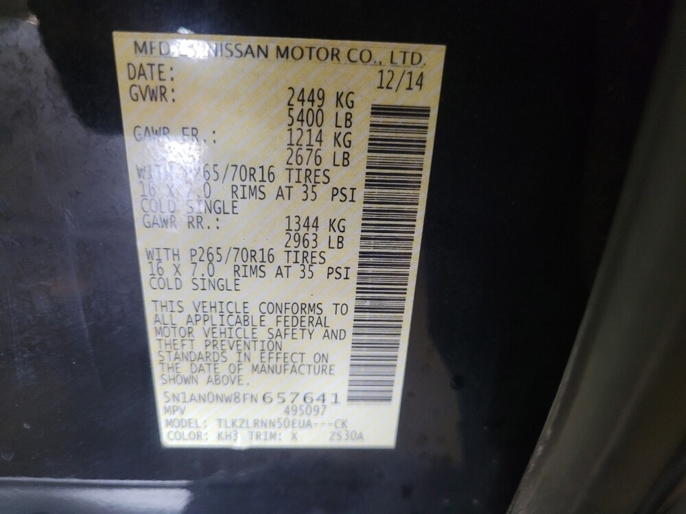 2015 Nissan Xterra in Woodbridge, VA 22191 - 18070780 33