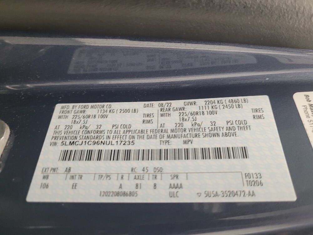 2022 Lincoln Corsair in Taylor, MI 48180 - 18070807 33