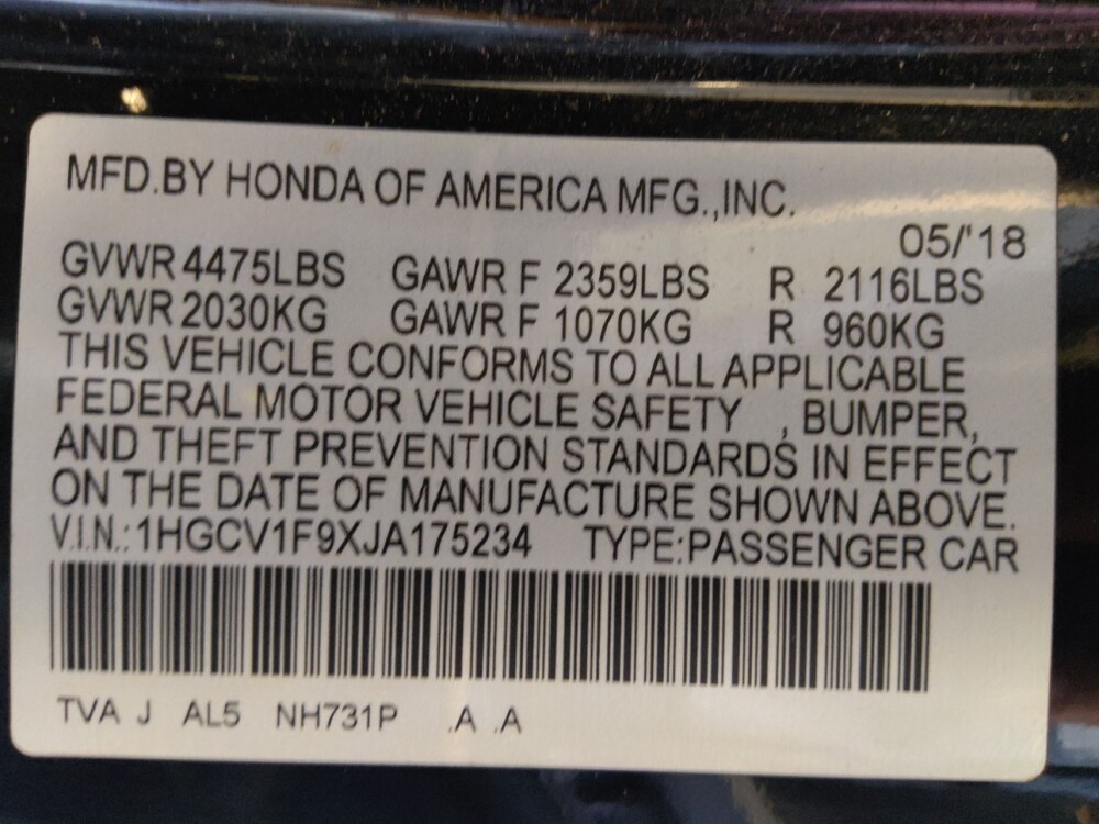 2018 Honda Accord in Houston, TX 77060 - 18070831 33