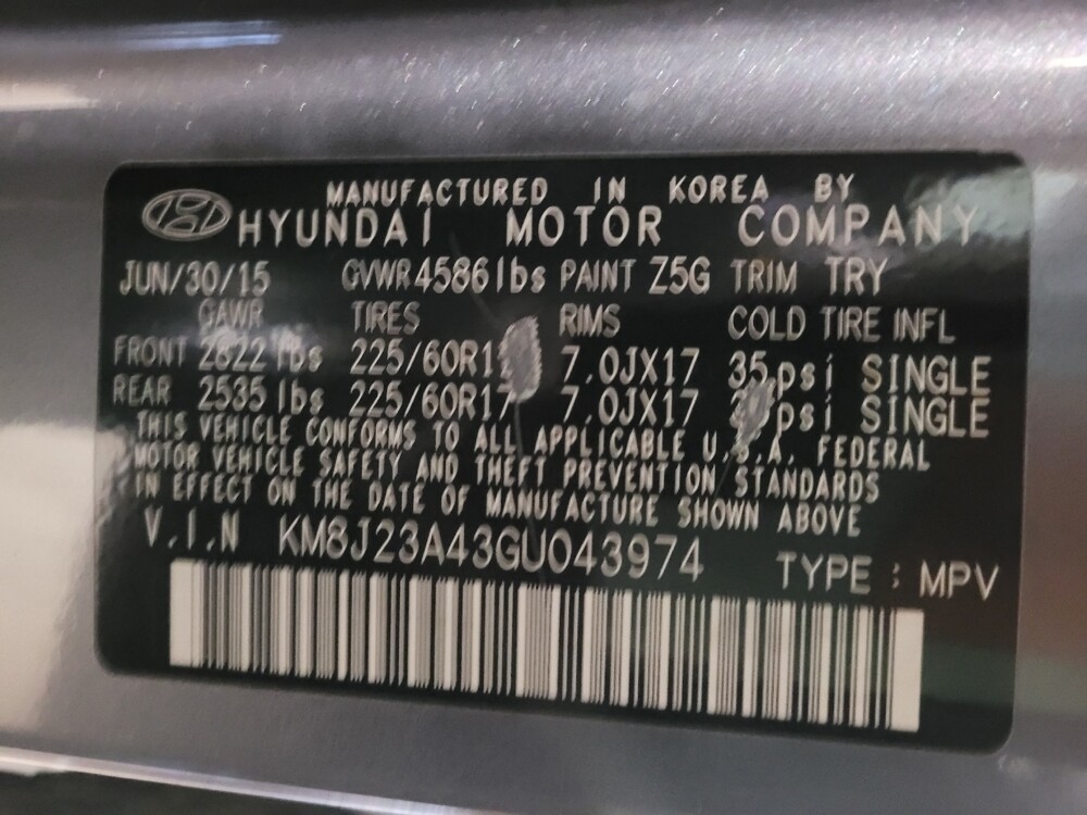 2016 Hyundai Tucson in Jacksonville, FL 32210 - 18070853 33