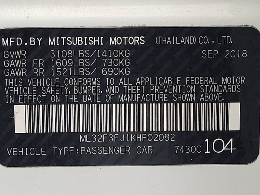 2019 Mitsubishi Mirage G4 in Fort Myers, FL 33907 - 18070950 33