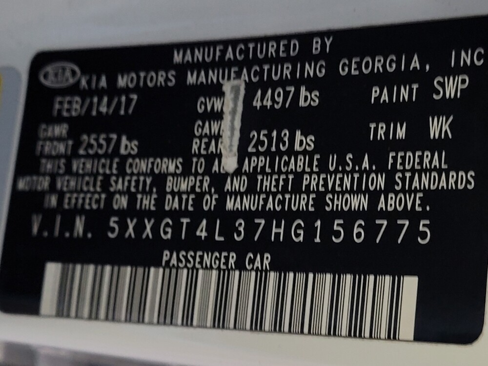 2017 Kia Optima in Bradenton, FL 34207 - 18071088 33