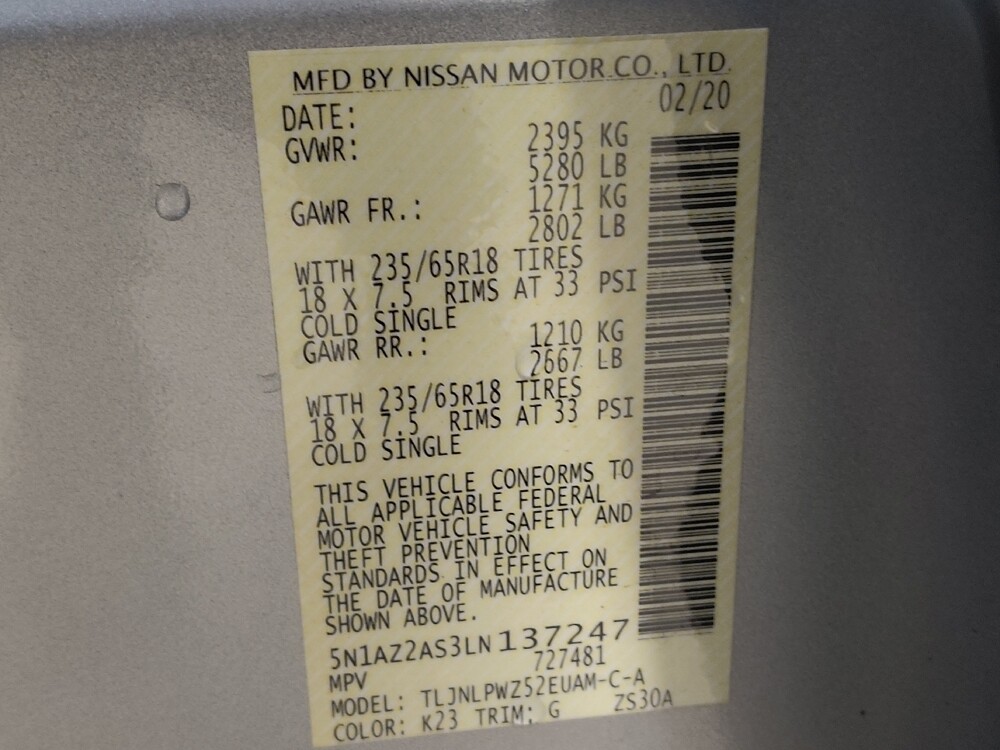 2020 Nissan Murano in Winston-Salem, NC 27103 - 18071117 33