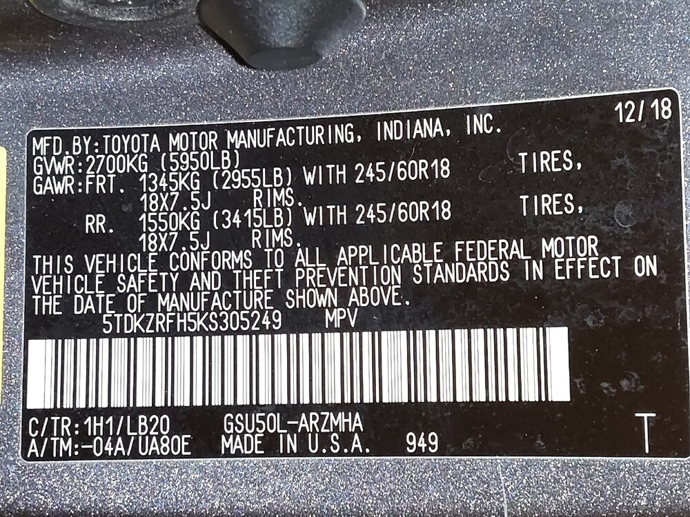 2019 Toyota Highlander in Arlington, TX 76011 - 18071263 33