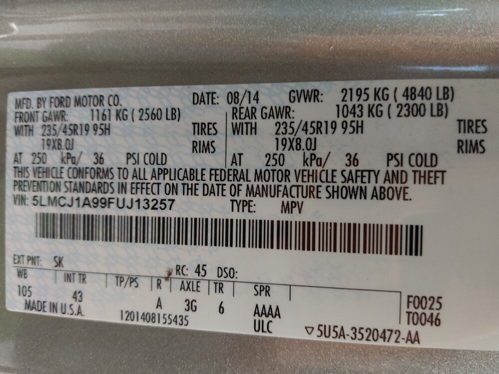 2015 Lincoln MKC in Lakeland, FL 33815 - 18071265 33