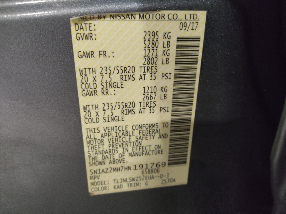 2017 Nissan Murano in Arlington, TX 76011 - 18071330 33