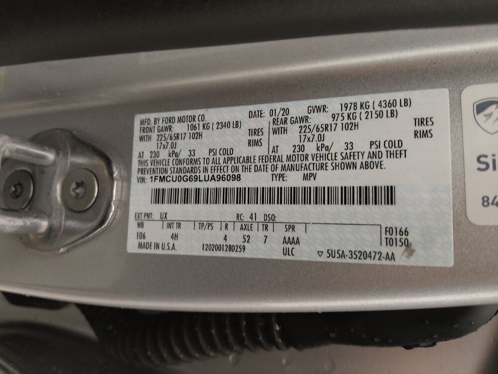 2020 Ford Escape in Springfield, MO 65807 - 18071390 32