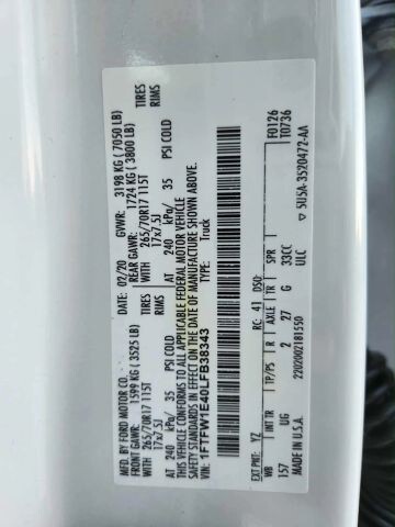 2020 Ford F150 in Wadena, MN 56482 - 18071516 17