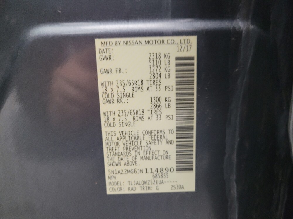 2018 Nissan Murano in Glendale, AZ 85301 - 18071574 33