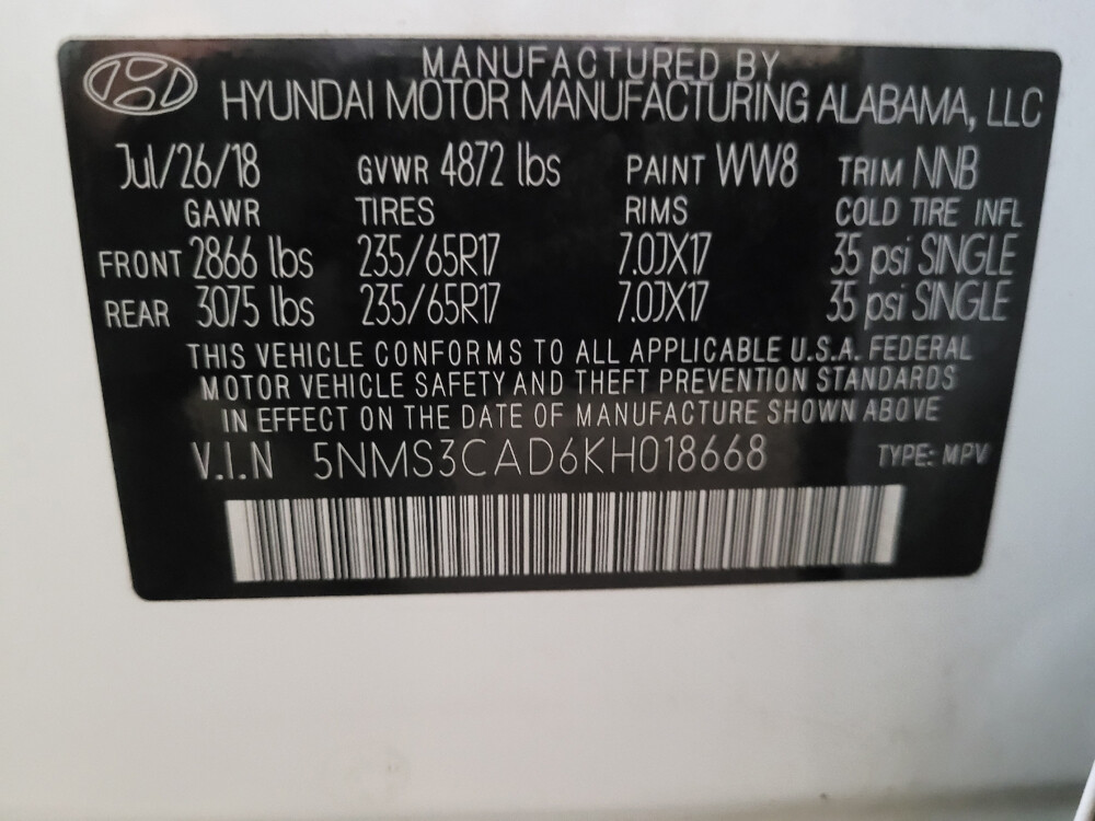 2019 Hyundai Santa Fe in Pittsburgh, PA 15237 - 18071662 33