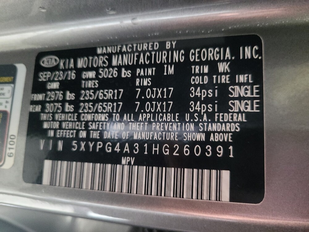 2017 Kia Sorento in Athens, GA 30606 - 18071759 33