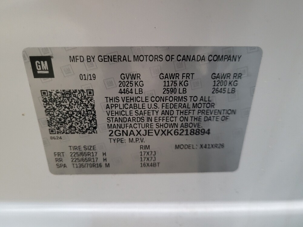 2019 Chevrolet Equinox in Plymouth Meeting, PA 19462 - 18071771 33