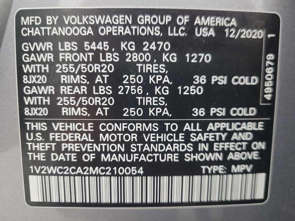 2021 Volkswagen Atlas in Round Rock, TX 78664 - 18071837 33