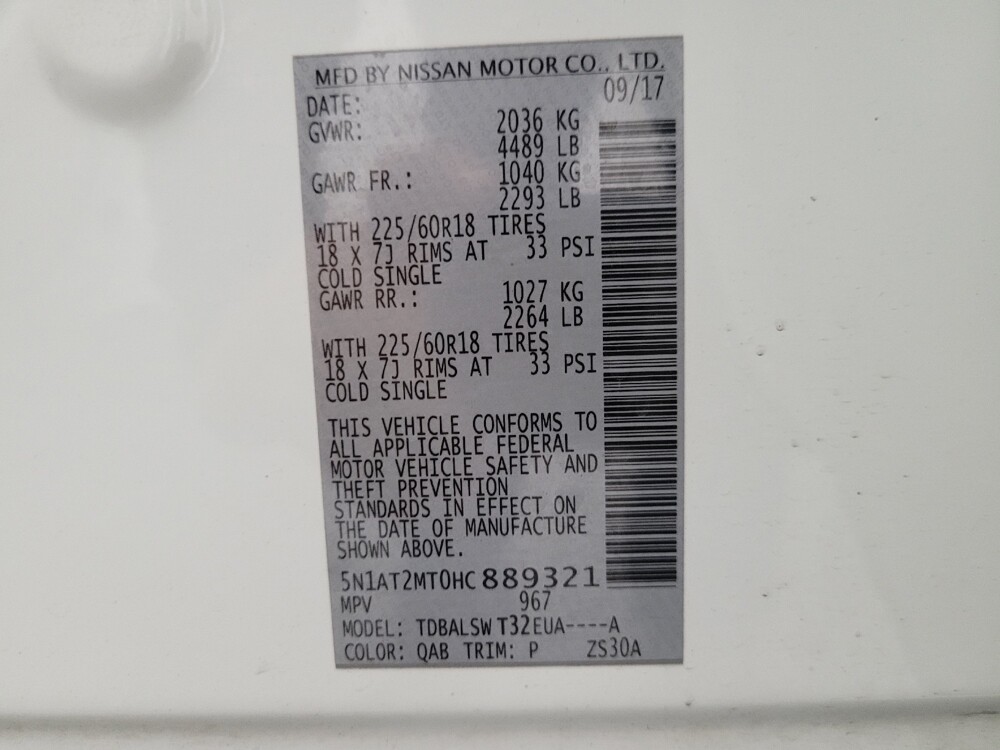 2017 Nissan Rogue in Glendale, AZ 85301 - 18071873 33