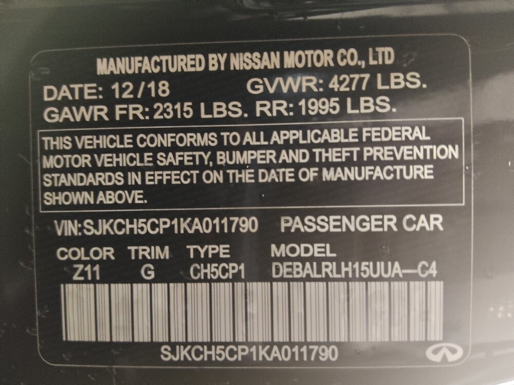 2019 INFINITI QX30 in Wilmington, NC 28405 - 18072000 33