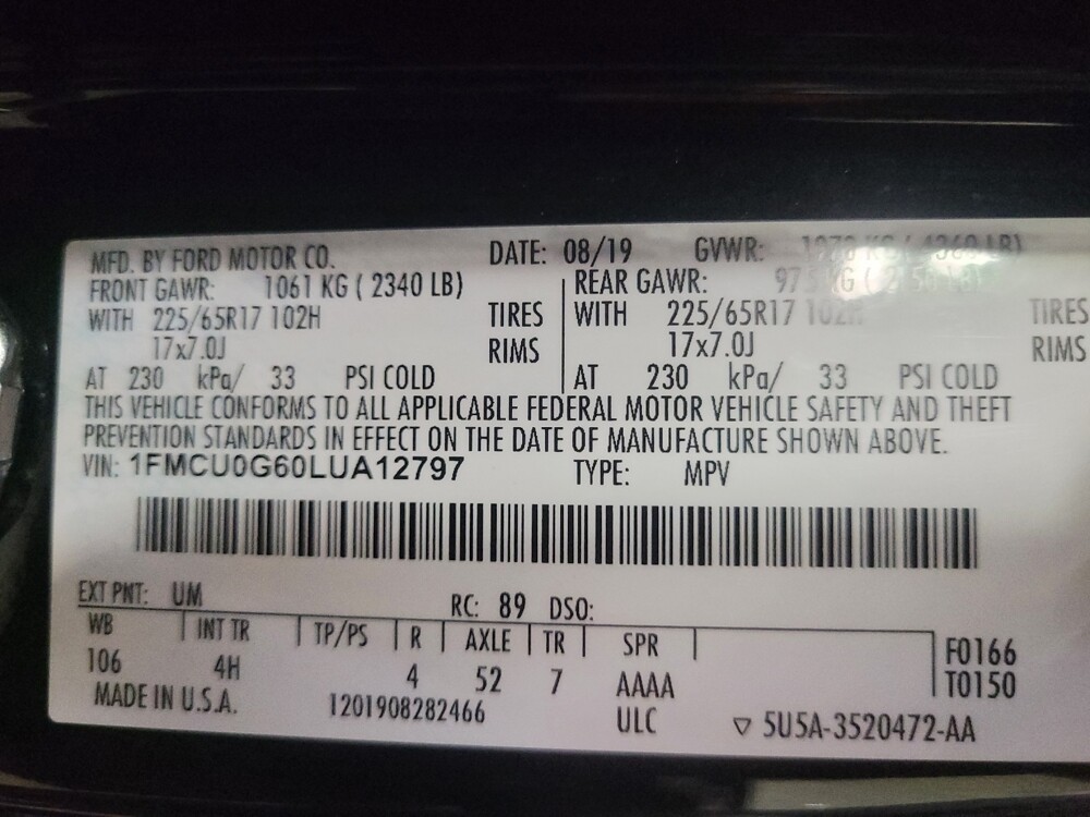 2020 Ford Escape in Charlotte, NC 28273 - 18072038 33