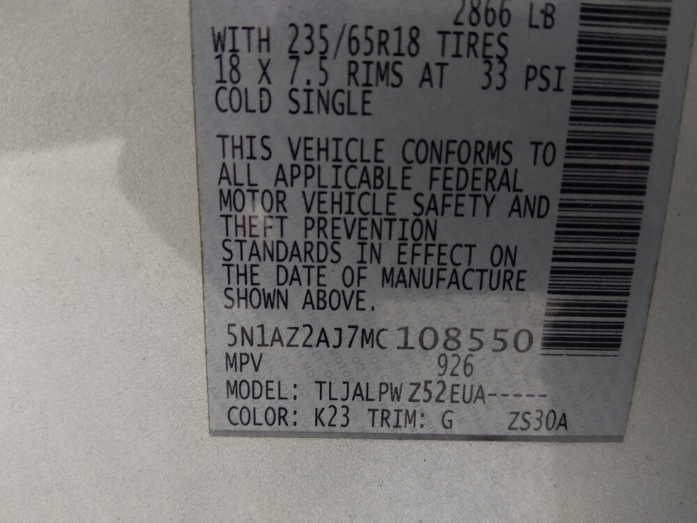 2021 Nissan Murano in Duluth, GA 30096 - 18072129 33