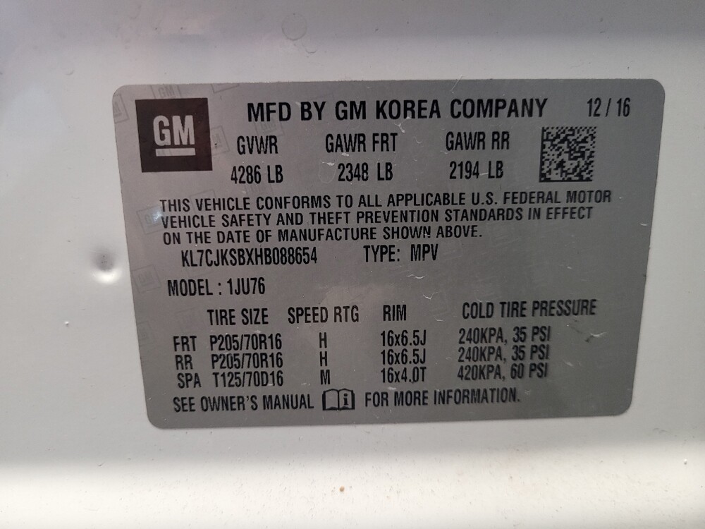 2017 Chevrolet Trax in Jacksonville, FL 32210 - 18072227 33