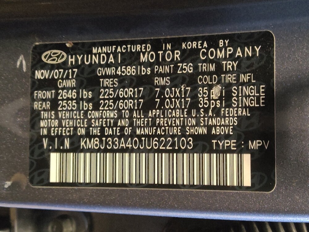 2018 Hyundai Tucson in Kissimmee, FL 34744 - 18072240 33