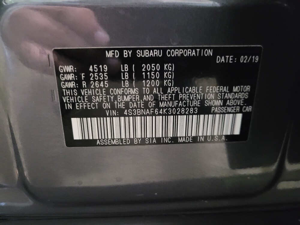 2019 Subaru Legacy in Temple Hills, MD 20746 - 18072296 33