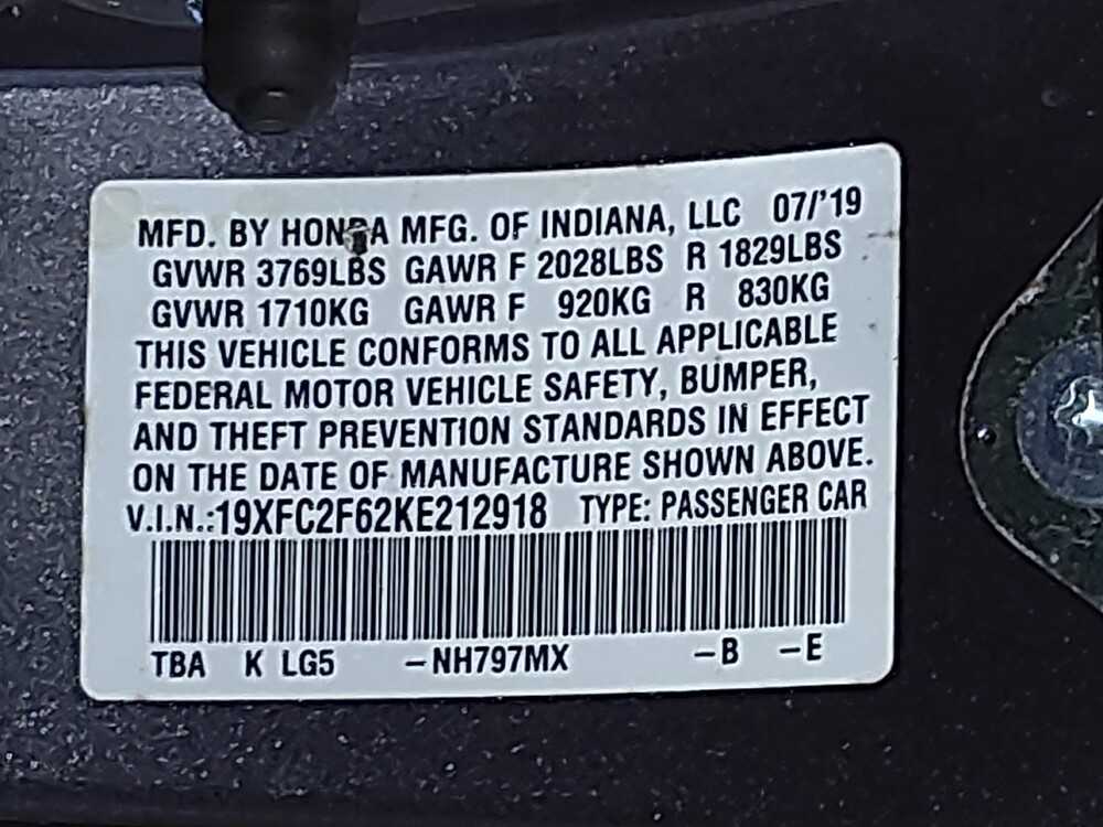 2019 Honda Civic in Mobile, AL 36606 - 18072508 33