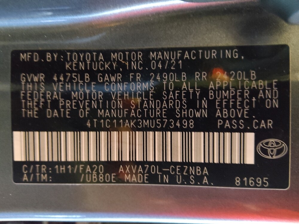 2021 Toyota Camry in Houston, TX 77074 - 18072533 33