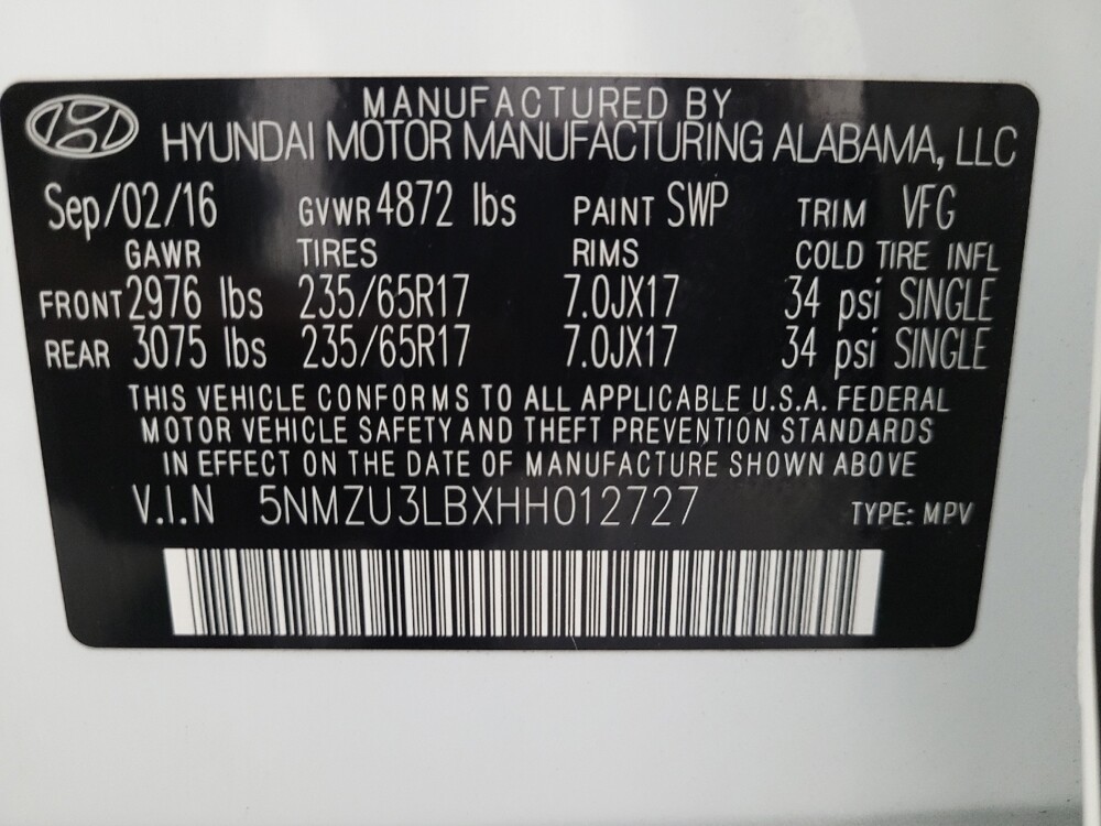 2017 Hyundai Santa Fe in Mesa, AZ 85210 - 18072551 33