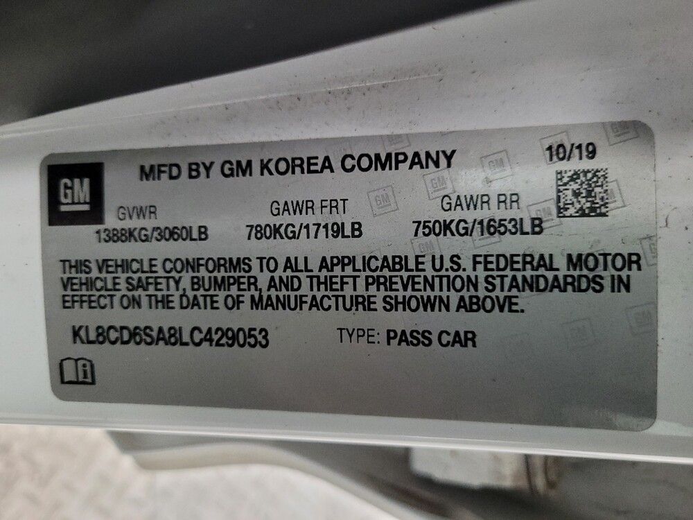 2020 Chevrolet Spark in Albuquerque, NM 87113 - 18072557 33