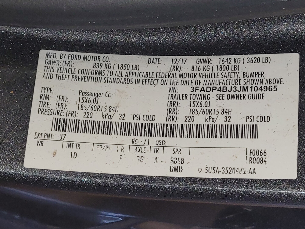 2018 Ford Fiesta in Hialeah, FL 33014 - 18072579 33