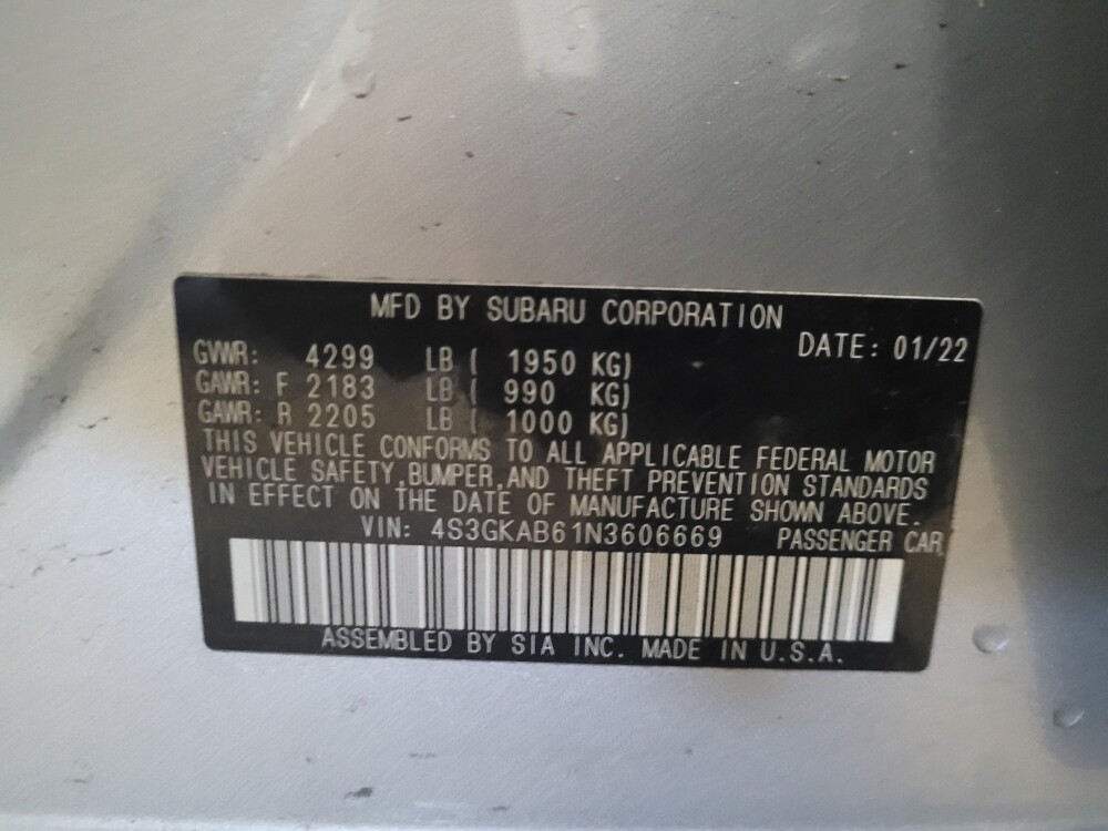 2022 Subaru Impreza in Newport News, VA 23601 - 18072650 33