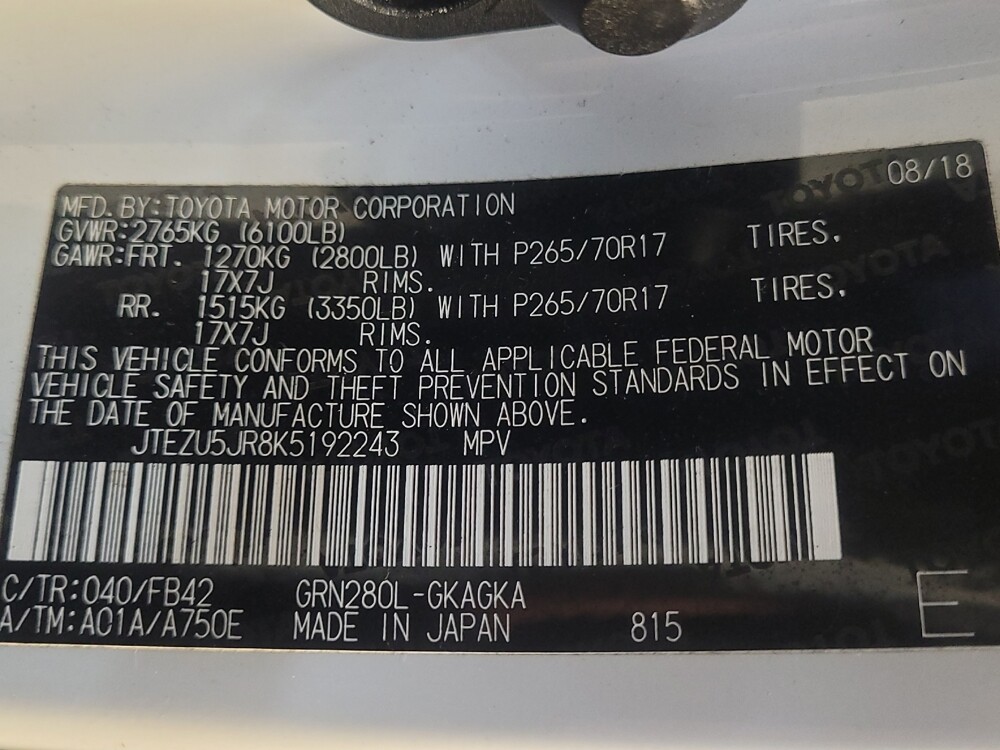 2019 Toyota 4Runner in Charlotte, NC 28273 - 18072704 33