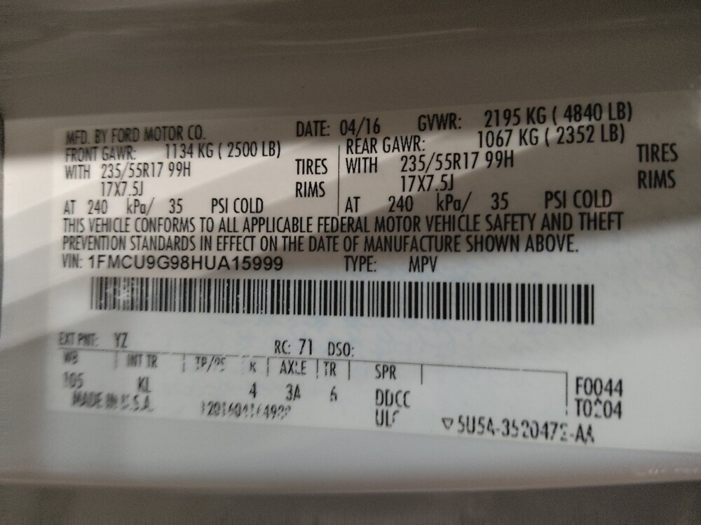 2017 Ford Escape in Arlington, TX 76011 - 18072712 33